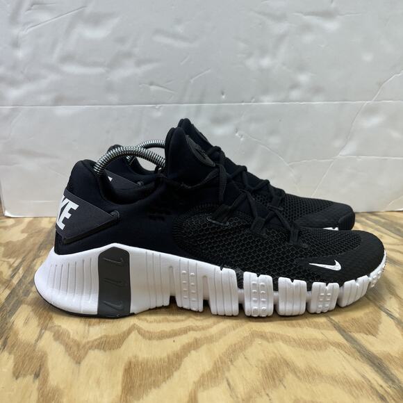 Nike Free Metcon 4 Black White CT3886-010 Size 10 Mens Running Training - Picture 1 of 12